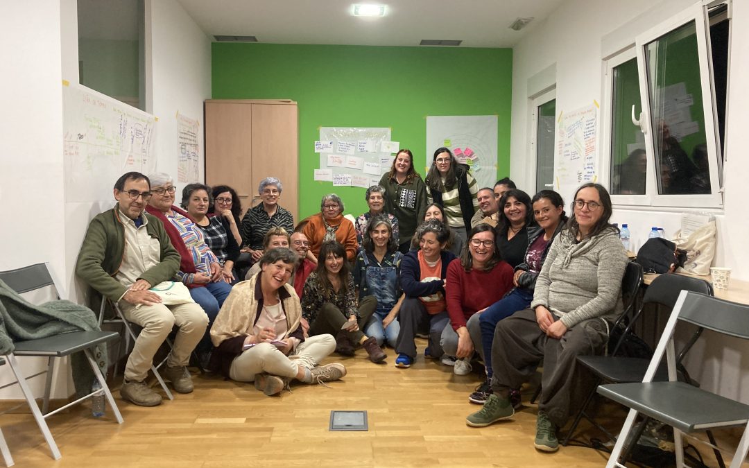 Encontro da Secretaría das Mulleres do SLG ca defensora da terra hondureña Nancy Yaneth Escalante