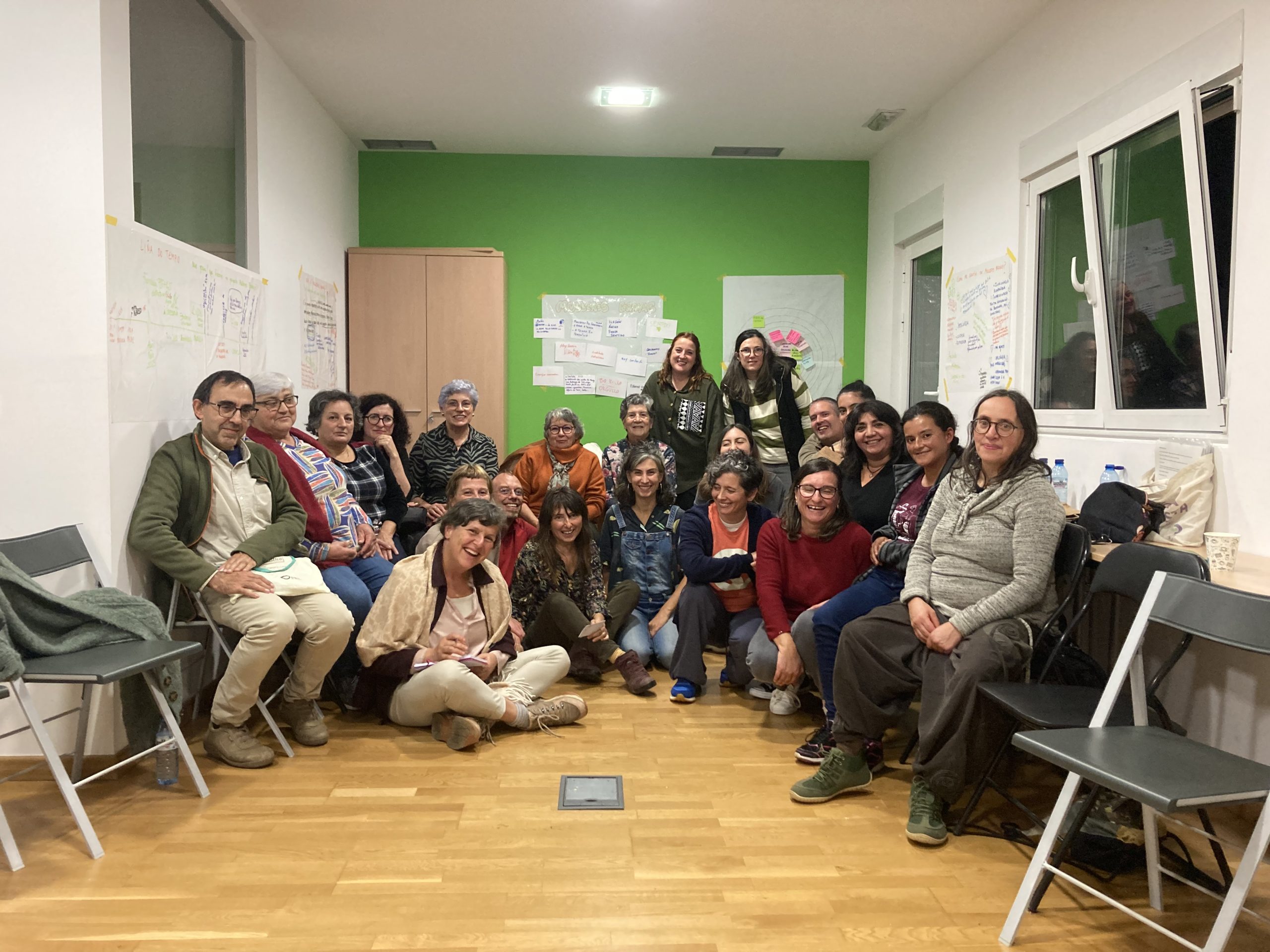 Encontro da Secretaría das Mulleres do SLG ca defensora da terra hondureña Nancy Yaneth Escalante